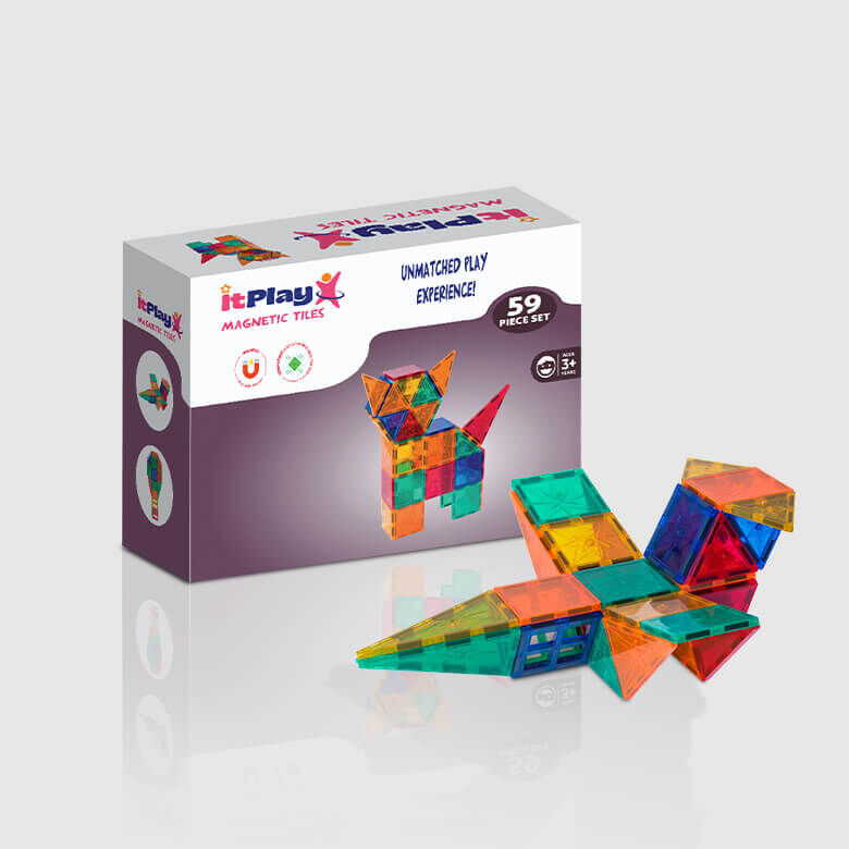 Magnetic Tiles 59 Pcs Set - Image 3