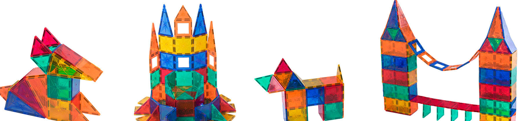 117 pcs magnetic tiles set
