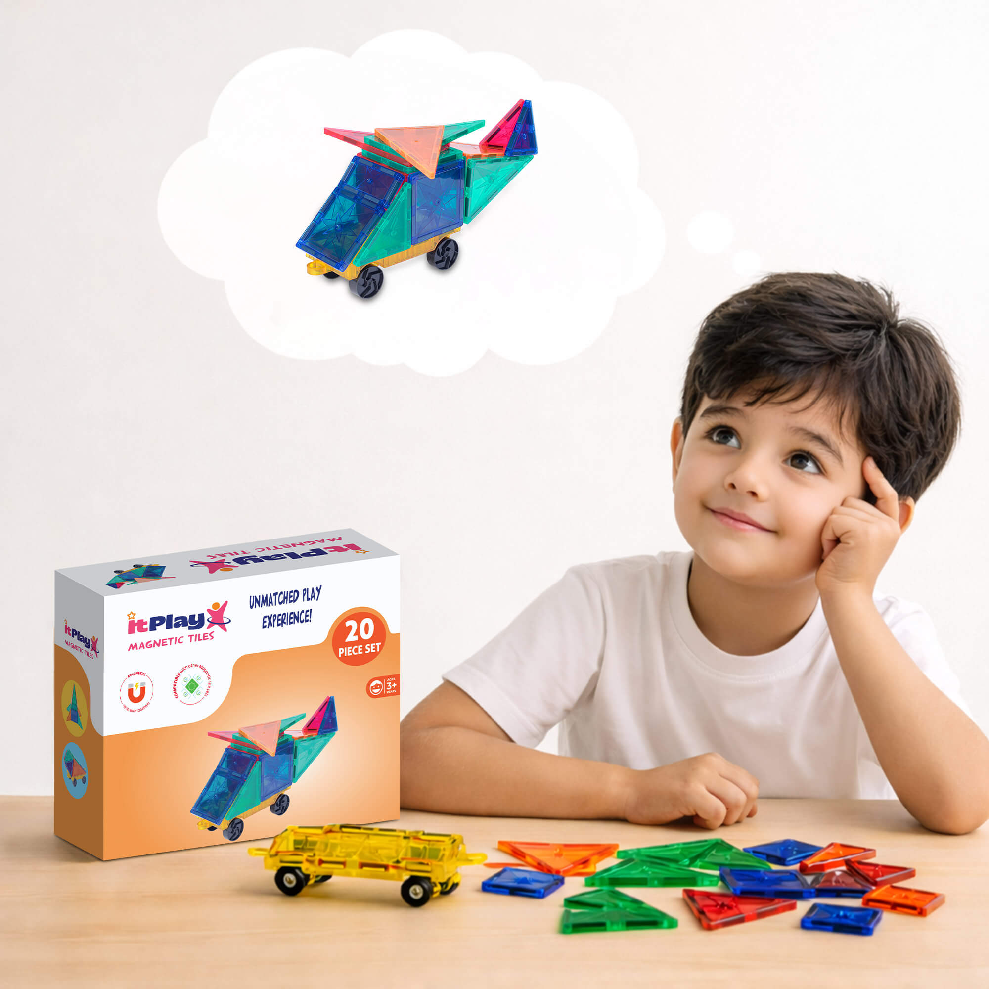 itplay toys magnetic tiles - What Can Kids Build?