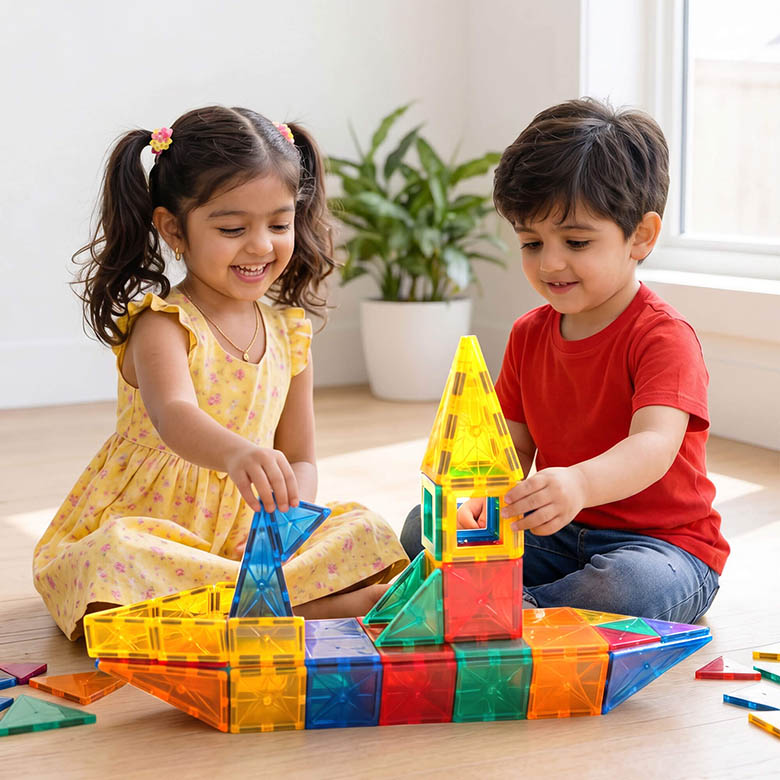 itplay magnetic tiles set