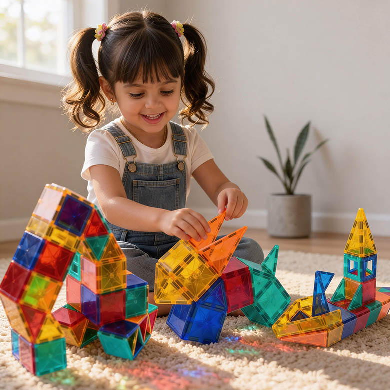 itplay magnetic tiles set